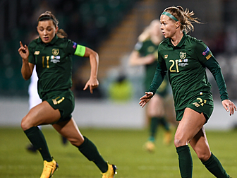 Katie McCabe and Ruesha Little...